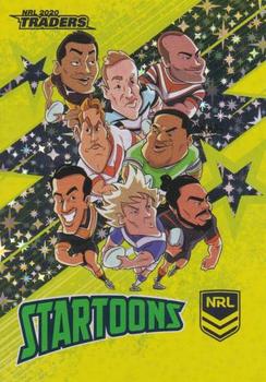 2020 NRL Traders - Startoons Yellow #STY 14 Group B Front